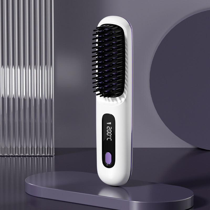 Cordless Straightener Hair Brush