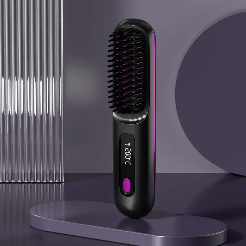 Cordless Straightener Hair Brush