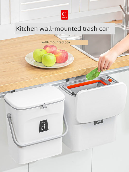 Wall-Mounted Trash Can