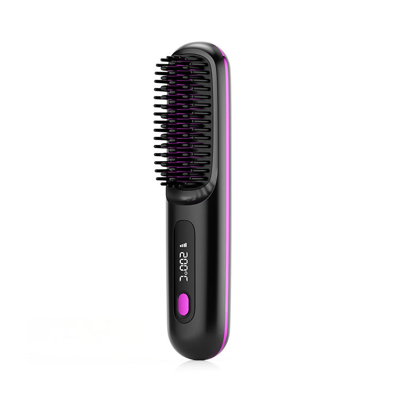 Cordless Straightener Hair Brush